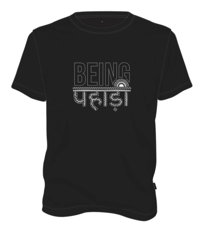 Being Pahadi T-Shirt - Black