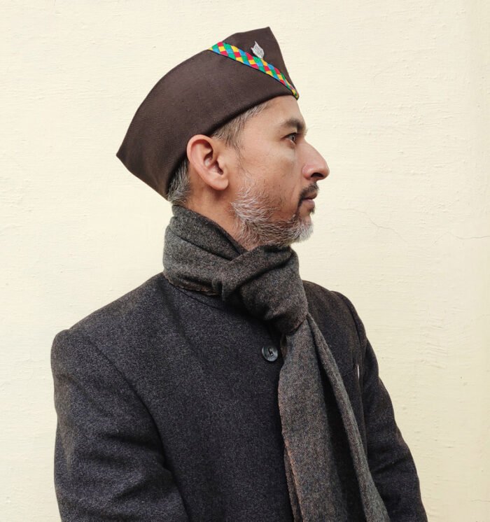 Pahadi Topi - Tweed - Uttarakhandi Pahadi Cap