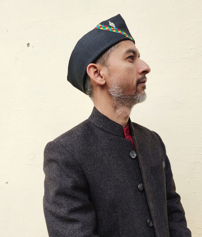 Pahadi Topi - Tweed - Uttarakhandi Pahadi Cap