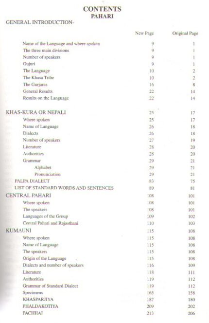 Languages in Uttarakhand - By G.A. Grierson