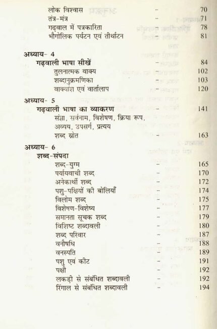 Garhwali Bhasha ki Shabd Sampada