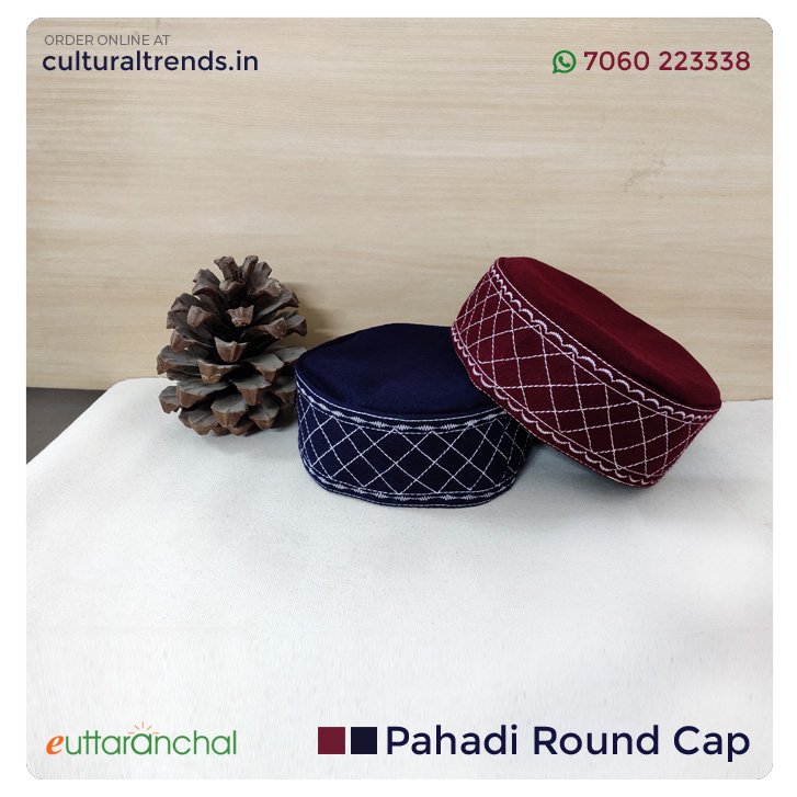 Pahadi Topi Pahadi Cap Uttarakhandi Topi Garhwali Topi Of Uttarakhand