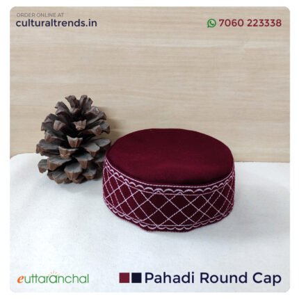 Pahadi Round Topi - Uttarakhandi Garhwali Cap