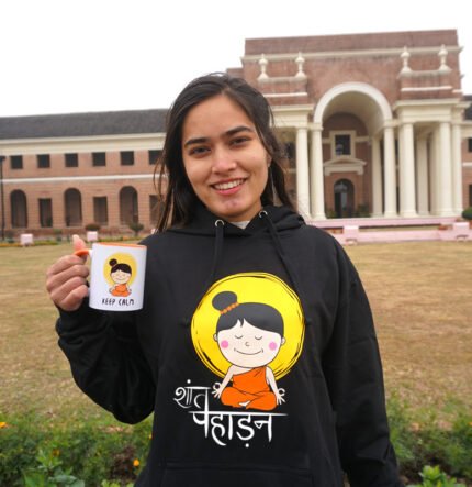 Shant Pahadan Sweatshirt 'Yogini' edition - Black