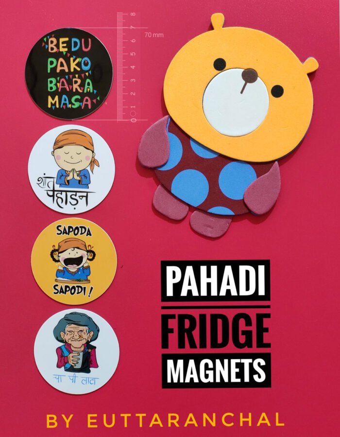 Pahadi Fridge Magnets - Set of 4