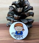 Pahadi Fridge Magnet - Shant Pahadan