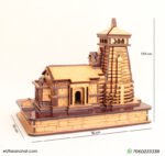 Kedarnath Temple 3D Wooden Gift Model